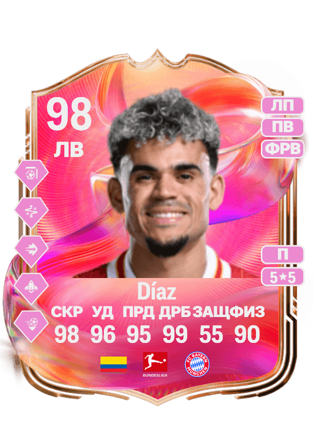 Luis Díaz card
