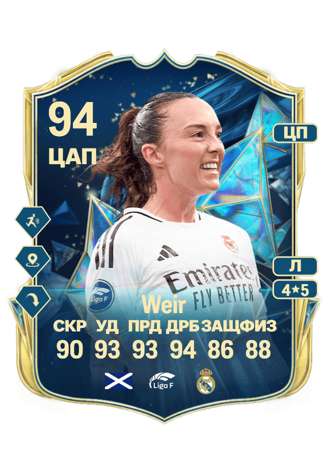 Caroline Weir card