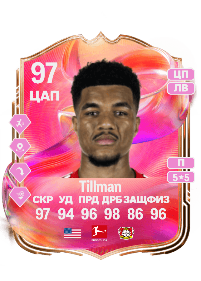 Malik Tillman card