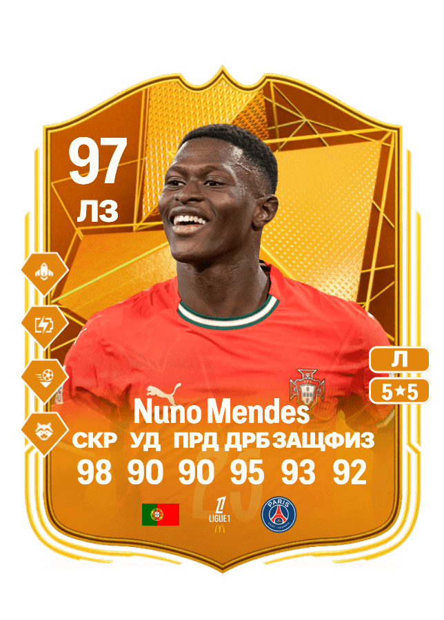 Nuno Mendes card