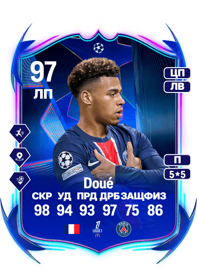 Désiré Doué card