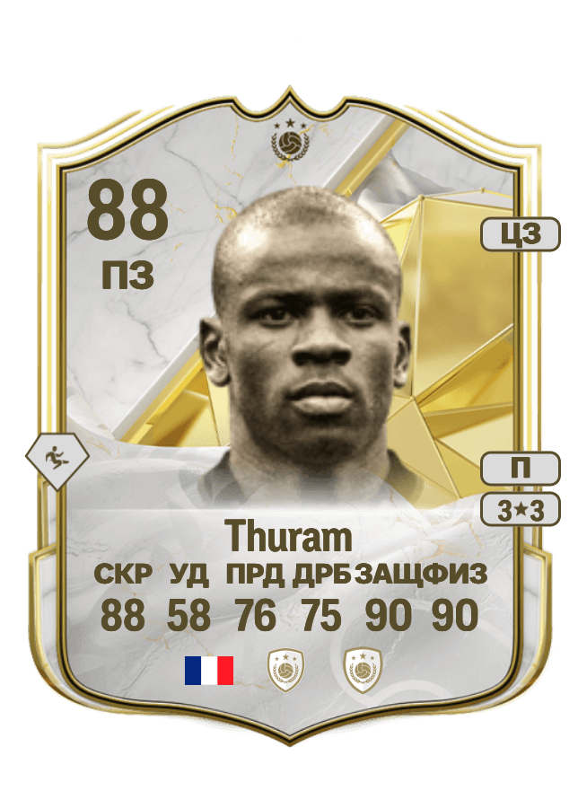 Lilian Thuram card