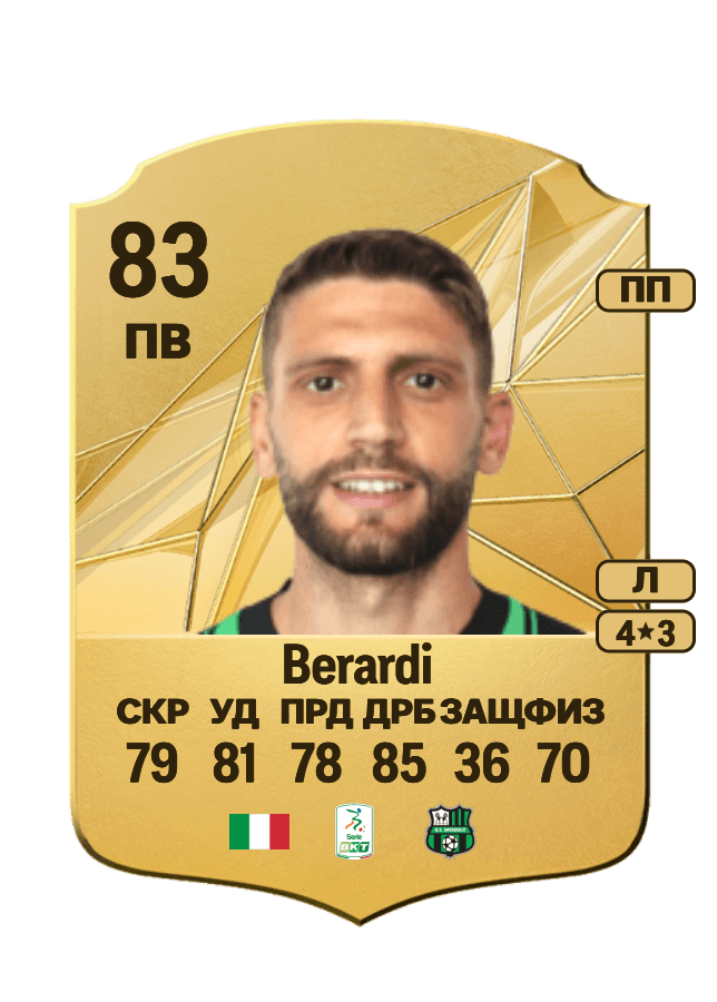 Domenico Berardi card