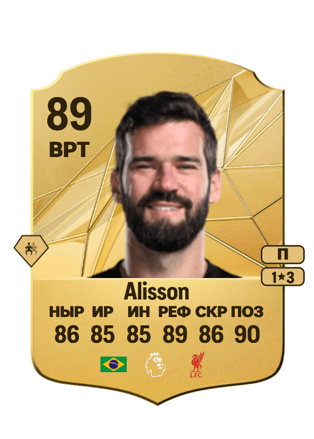 Alisson card