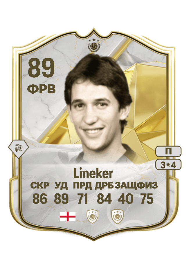 Gary Lineker card
