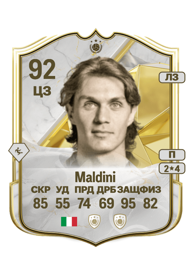 Paolo Maldini card