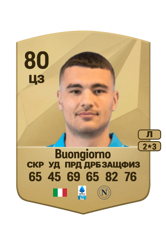 Alessandro Buongiorno card