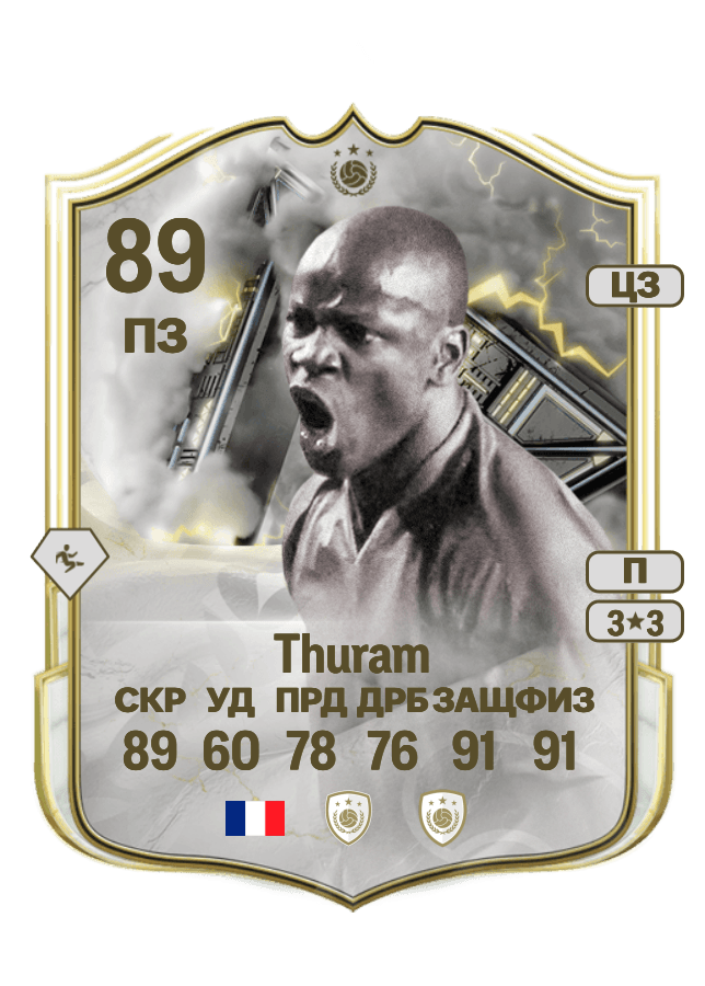 Lilian Thuram card