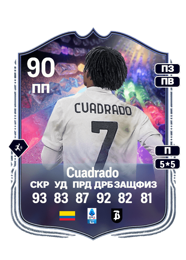 Juan Cuadrado card
