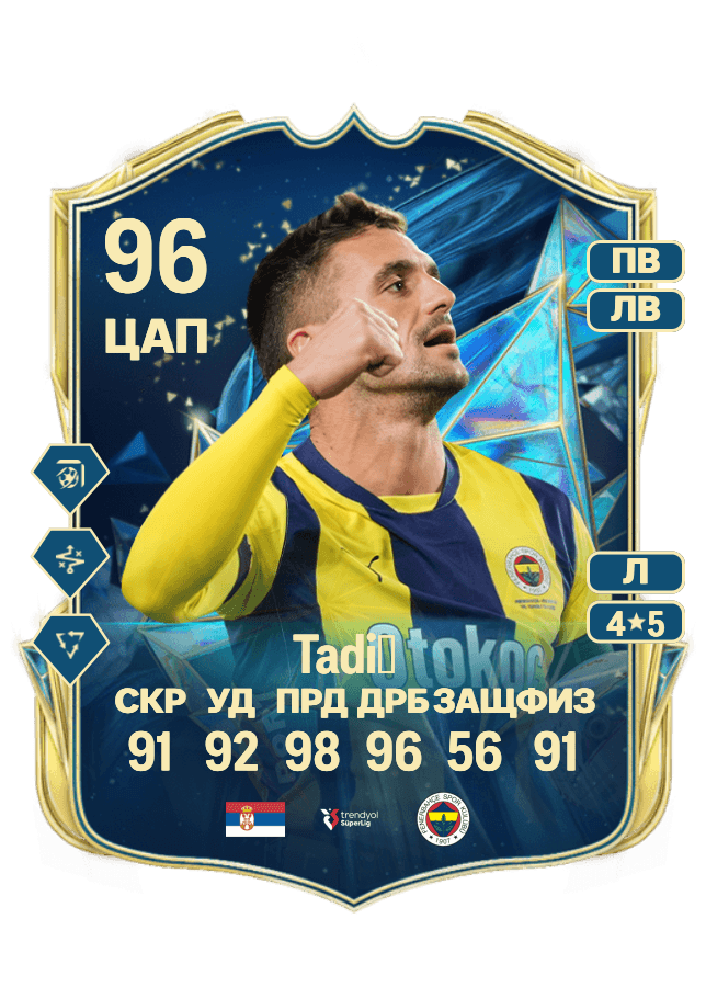 Dušan Tadić card