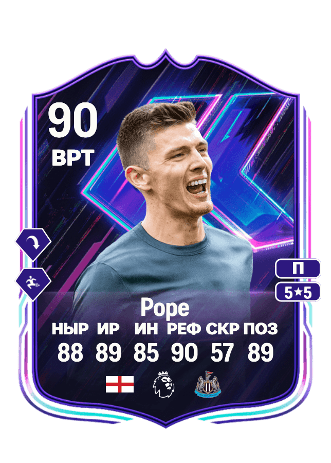 Nick Pope card