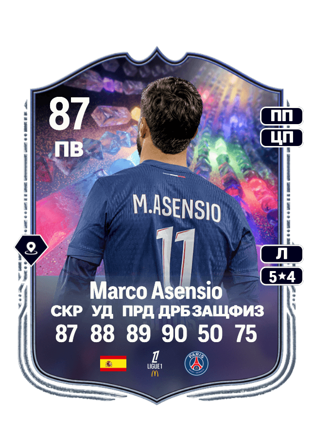 Marco Asensio card