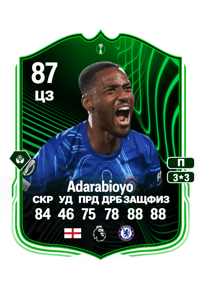 Tosin Adarabioyo card