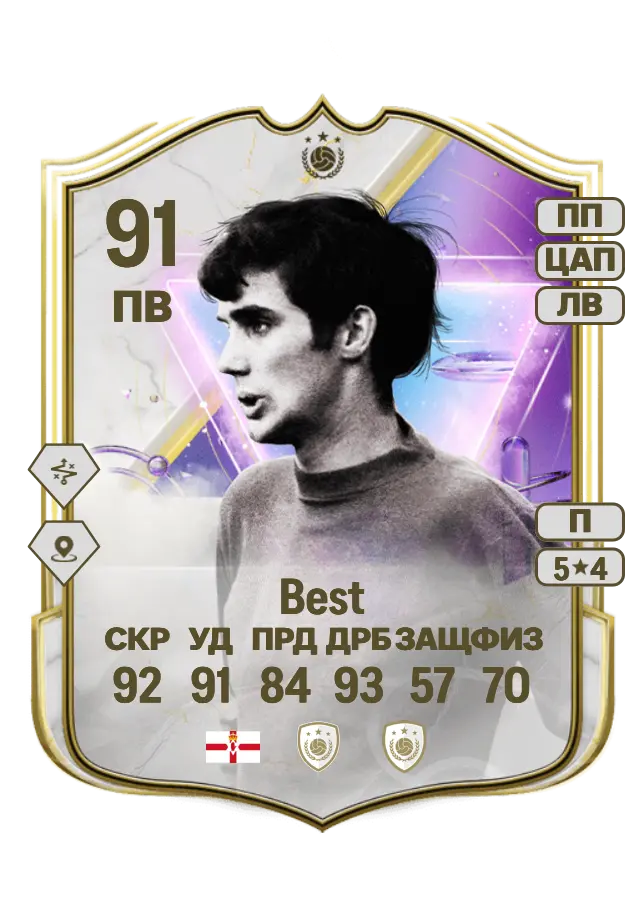 George Best card