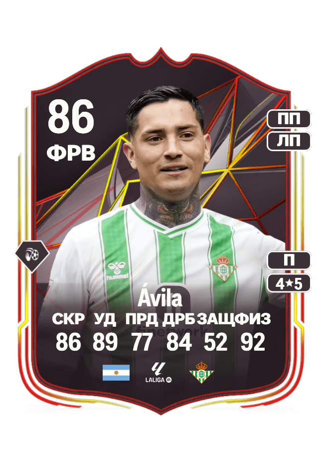 Ezequiel Ávila card