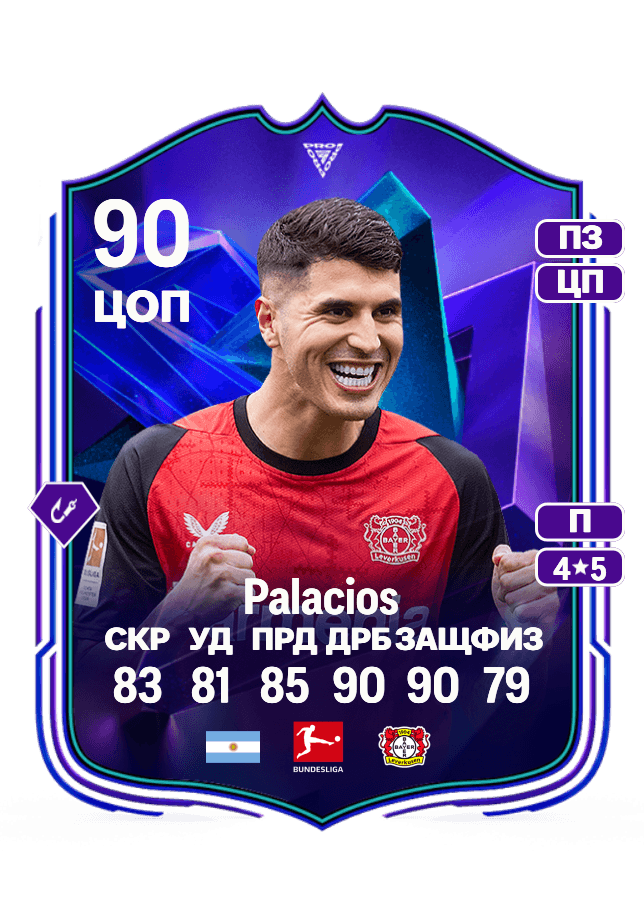 Exequiel Palacios card
