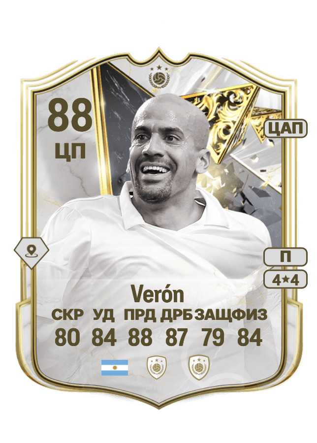 Juan Sebastián Verón card