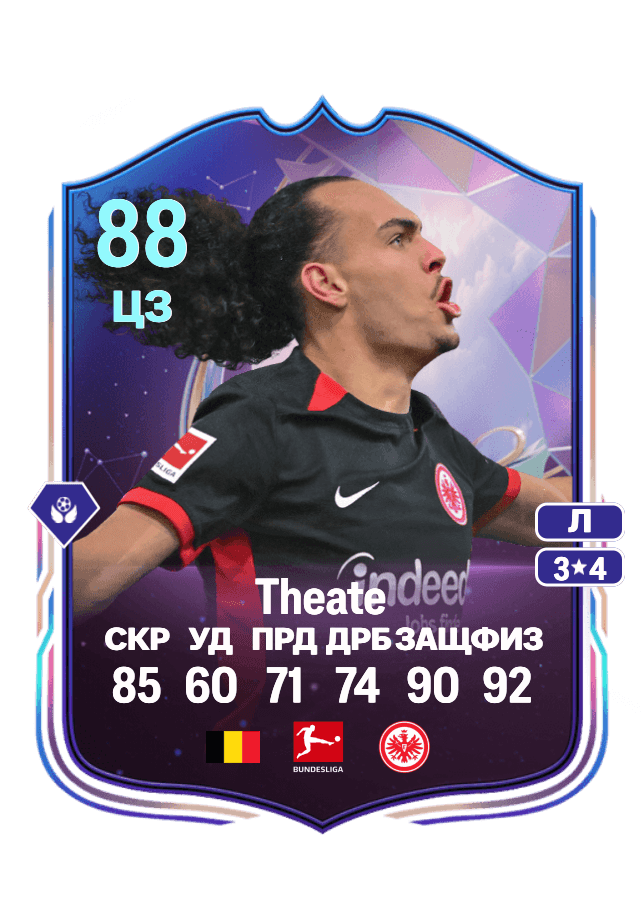 Arthur Theate card