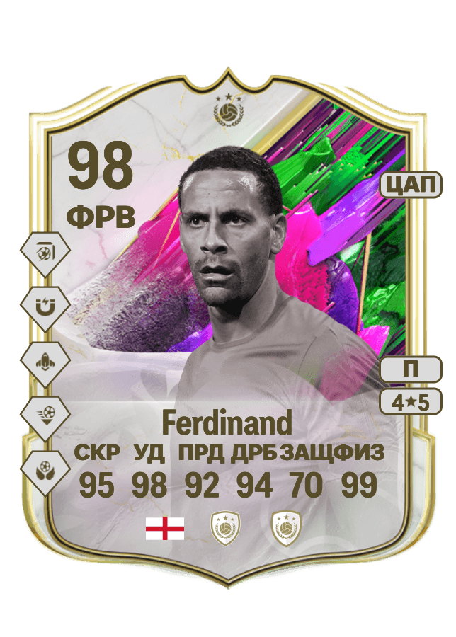 Rio Ferdinand card
