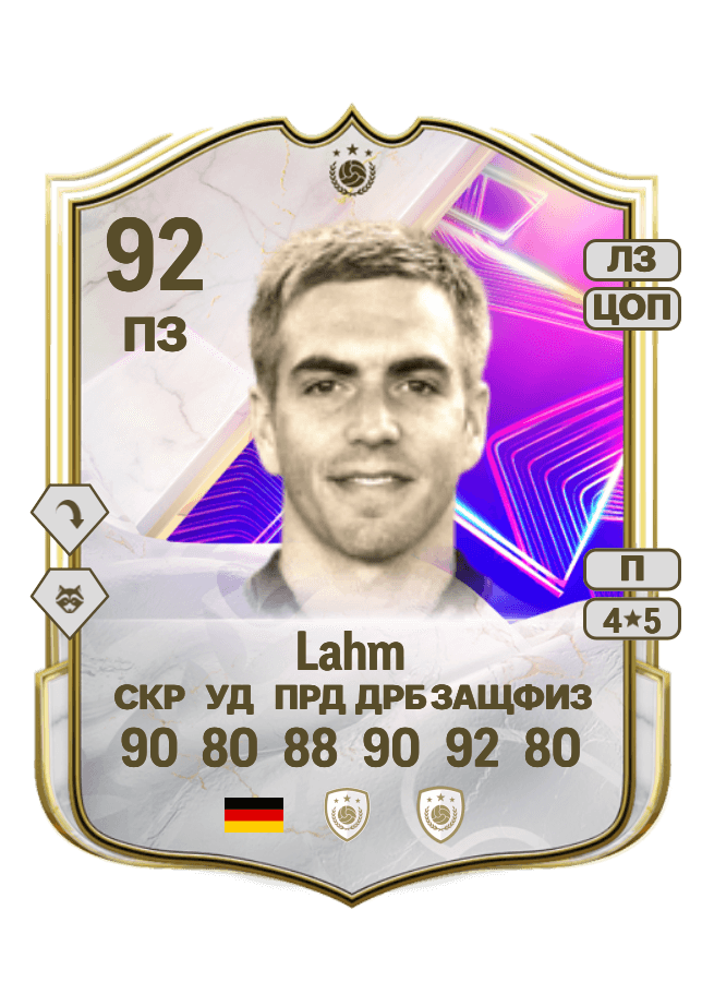 Philipp Lahm card