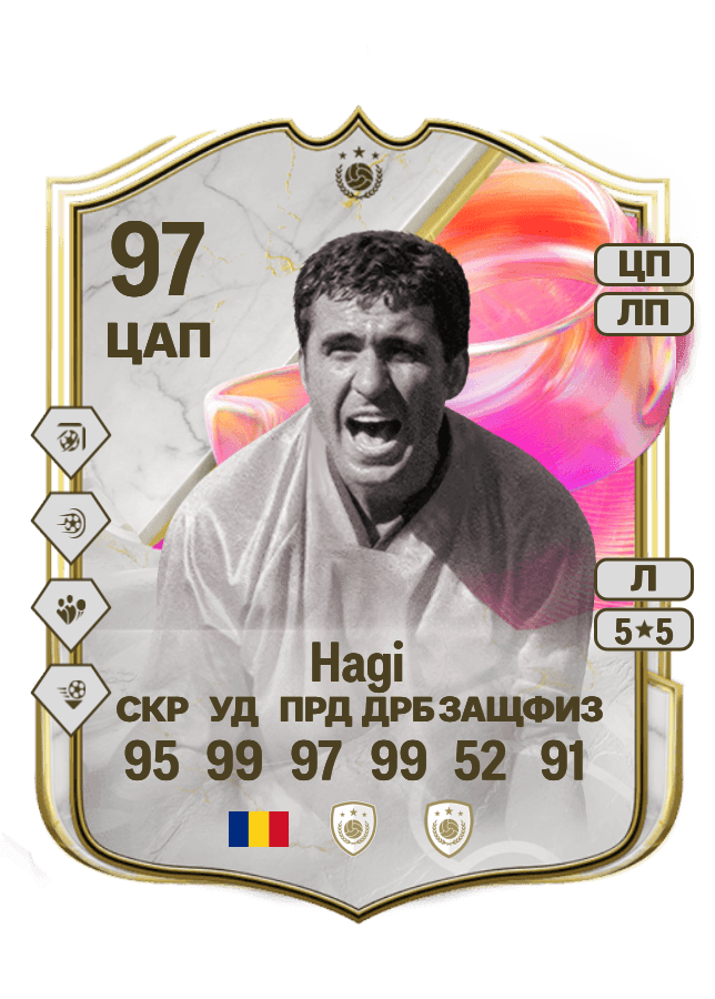 Gheorghe Hagi card