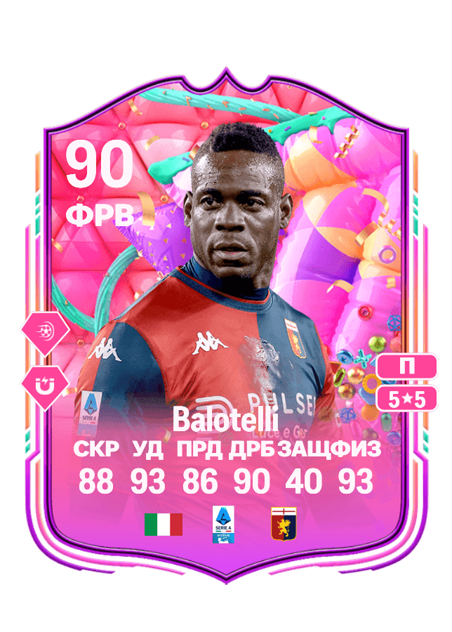 Mario Balotelli card