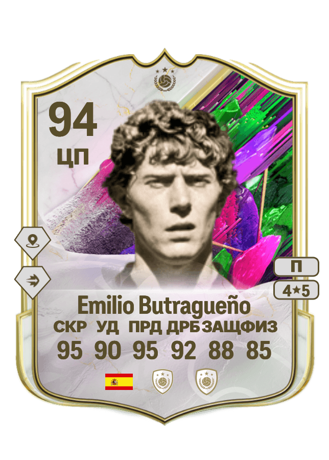 Emilio Butragueño card
