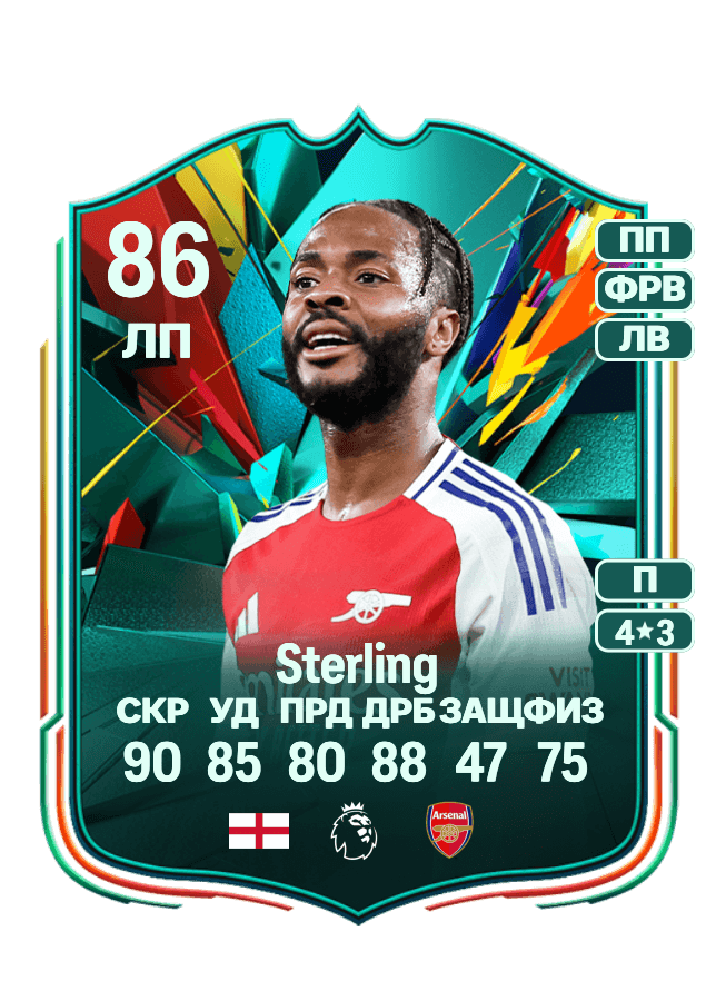 Raheem Sterling card