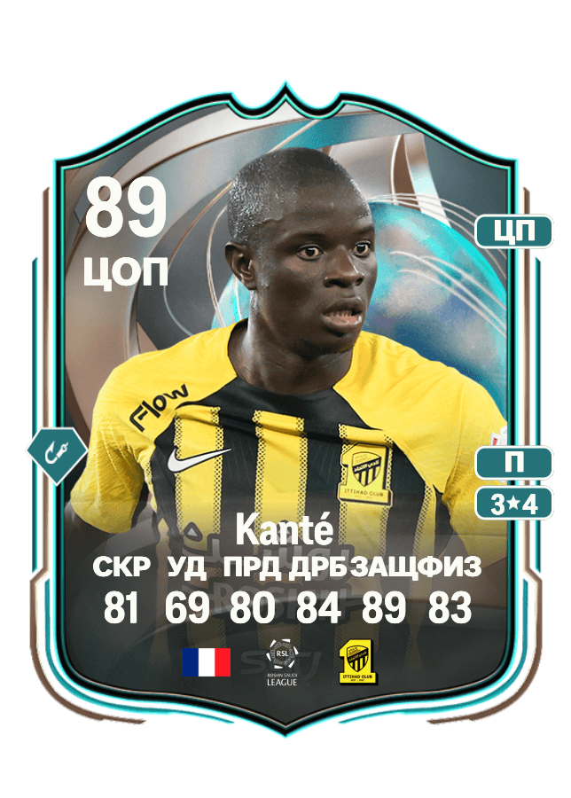 N'Golo Kanté card