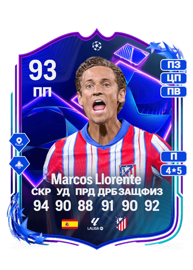 Marcos Llorente card