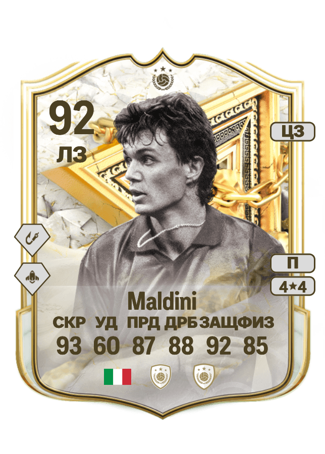 Paolo Maldini card