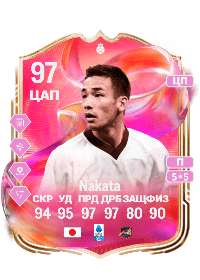 Hidetoshi Nakata card