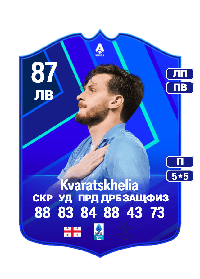 Khvicha Kvaratskhelia card