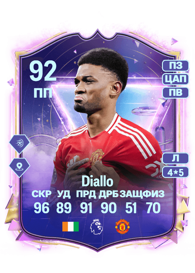 Amad Diallo card