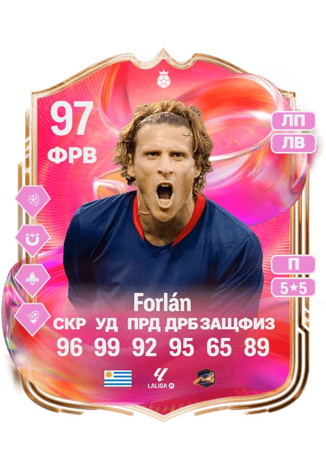 Diego Forlán card
