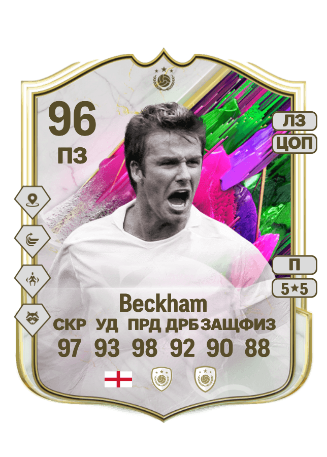 David Beckham card