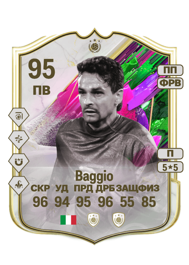 Roberto Baggio card