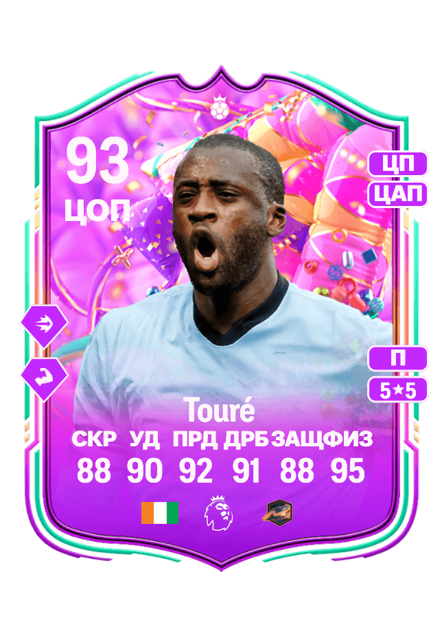 Yaya Touré card