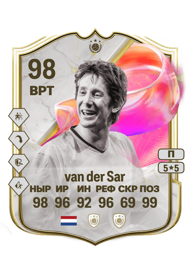 Edwin van der Sar card
