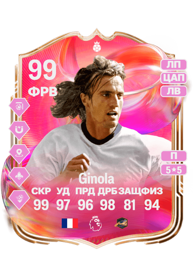 David Ginola card