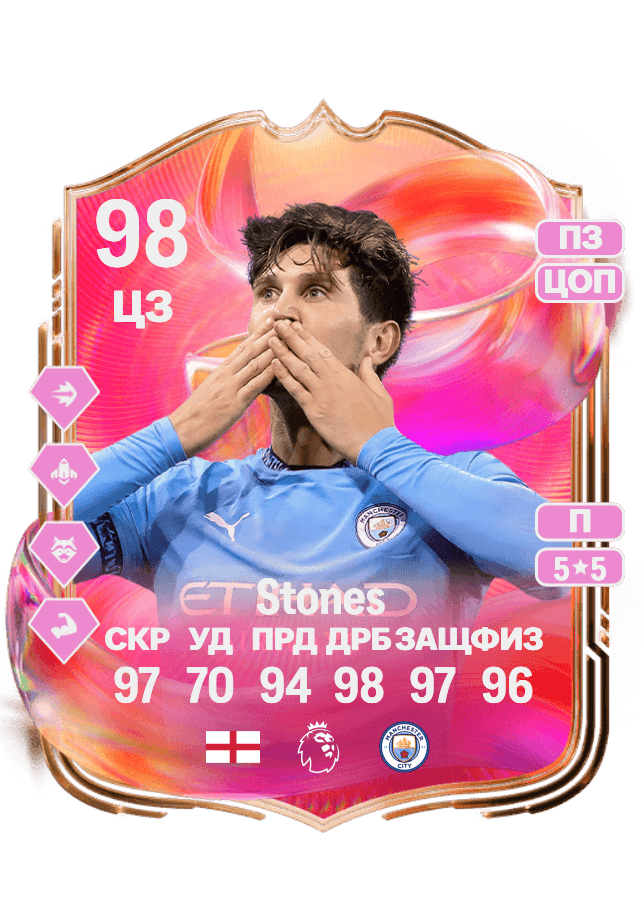 John Stones card