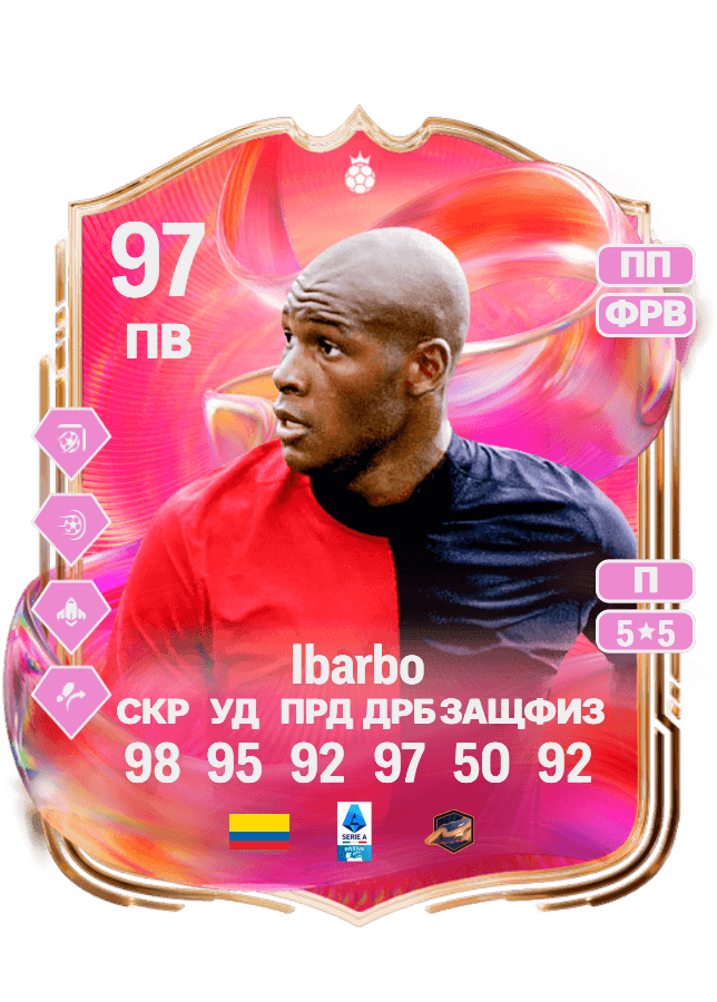 Víctor Ibarbo card