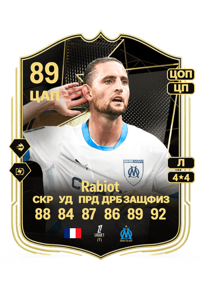Adrien Rabiot card