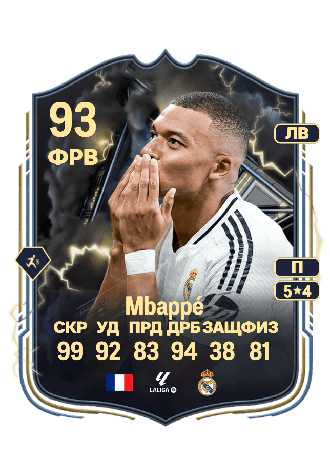 Kylian Mbappé card