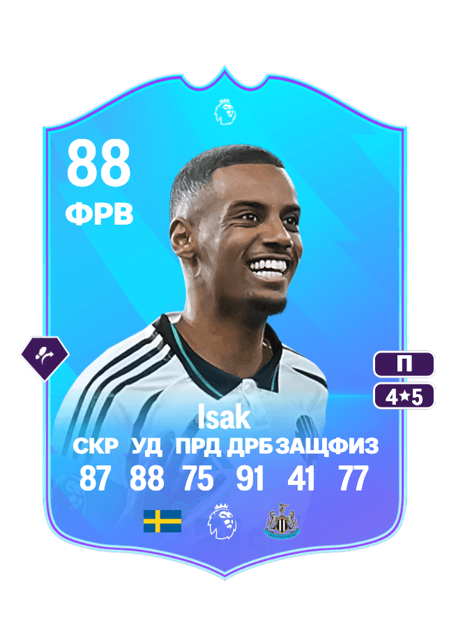 Alexander Isak card