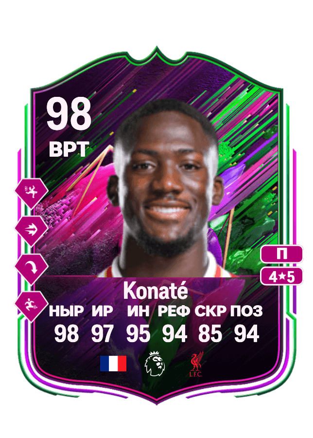 Ibrahima Konaté card