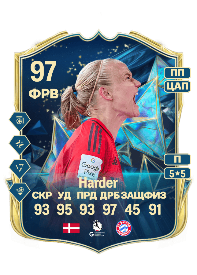 Pernille Harder card