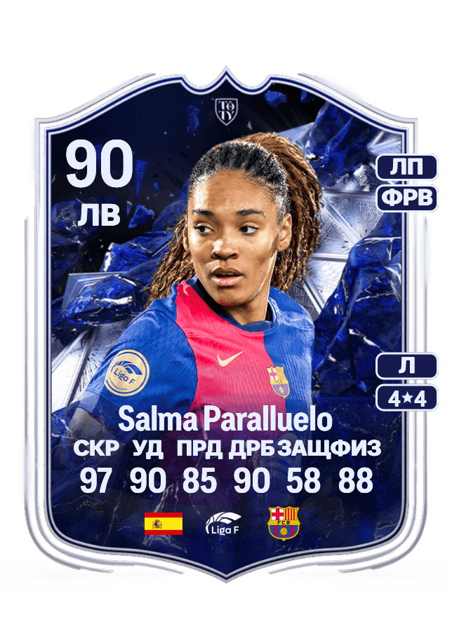 Salma Paralluelo card