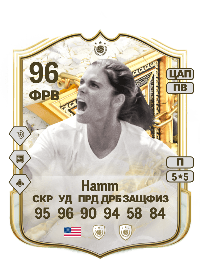 Mia Hamm card