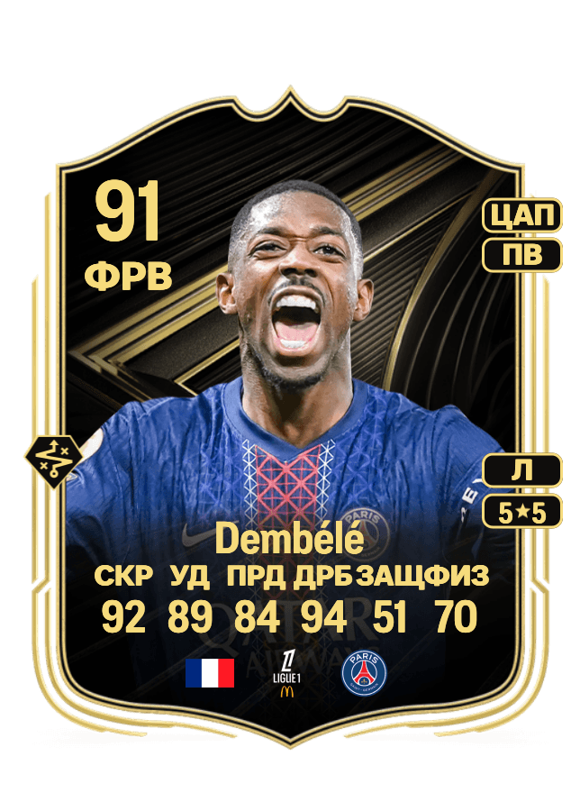 Ousmane Dembélé card